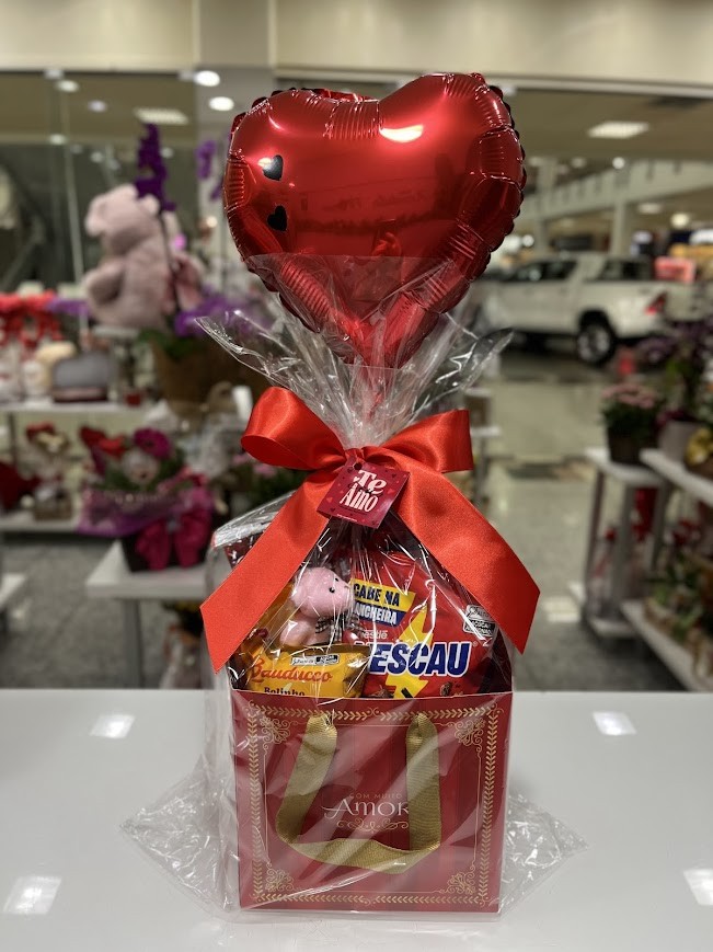 Bolsa de Guloseimas com Mini Chaveiro 