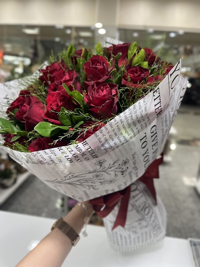 Buquê com 20 Rosas Tradicional 