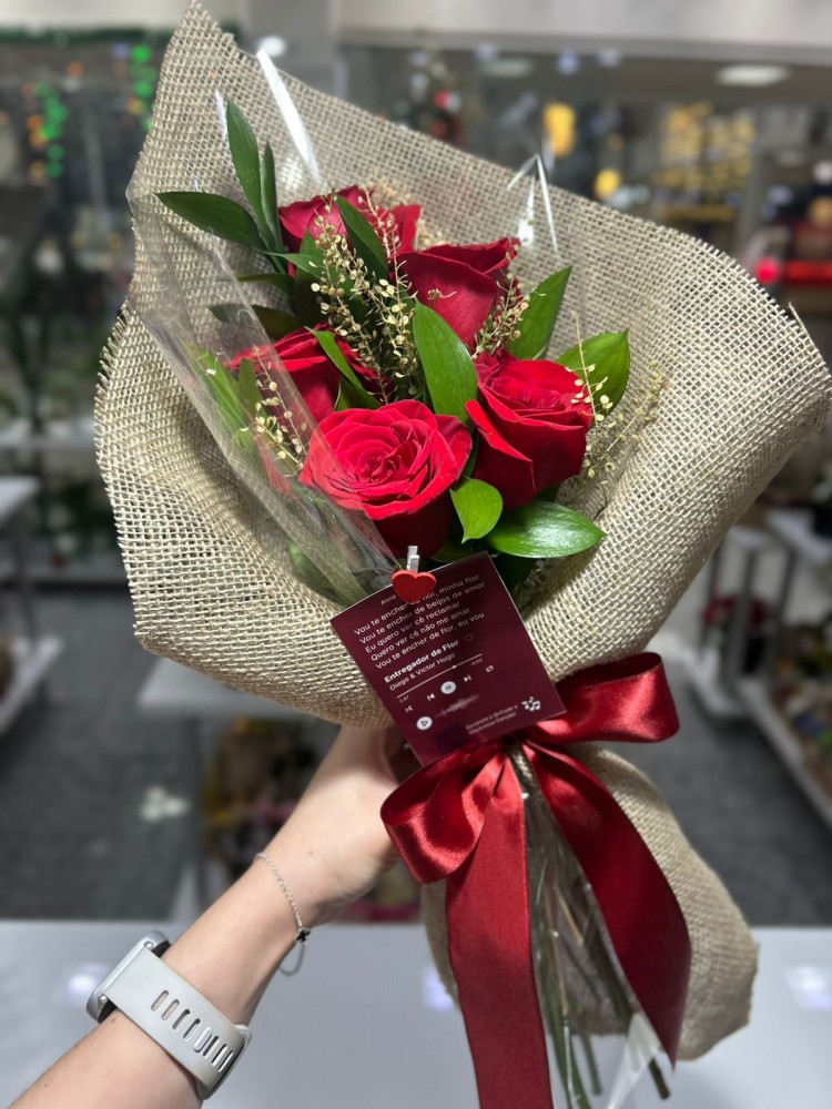 Buquê - Minha Flor com QrCode