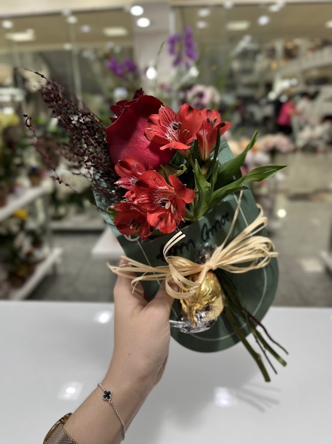 Cartão de Flores Romântico ❤️